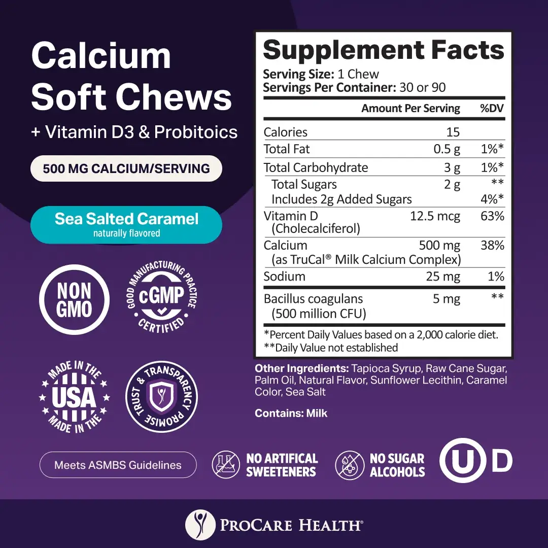 Calcium Soft Chew | Sea Salted Caramel - Image 4
