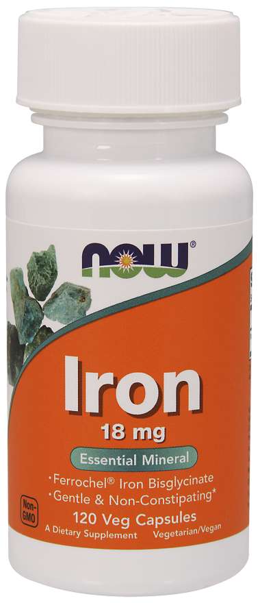 Iron | 18mg | Veg Capsule | 120 Count