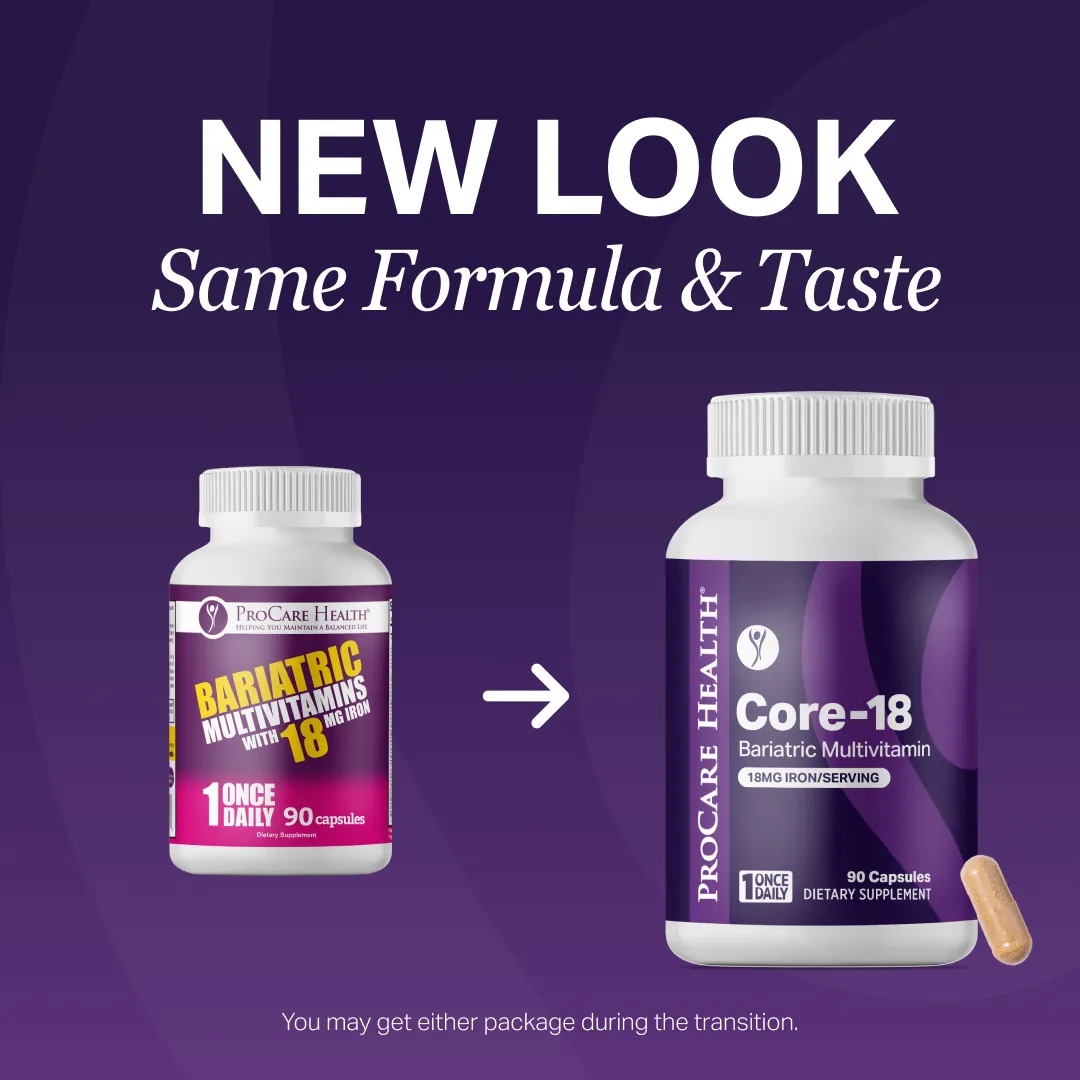 Core-18 Bariatric Multivitamin | 18mg Iron - Image 2