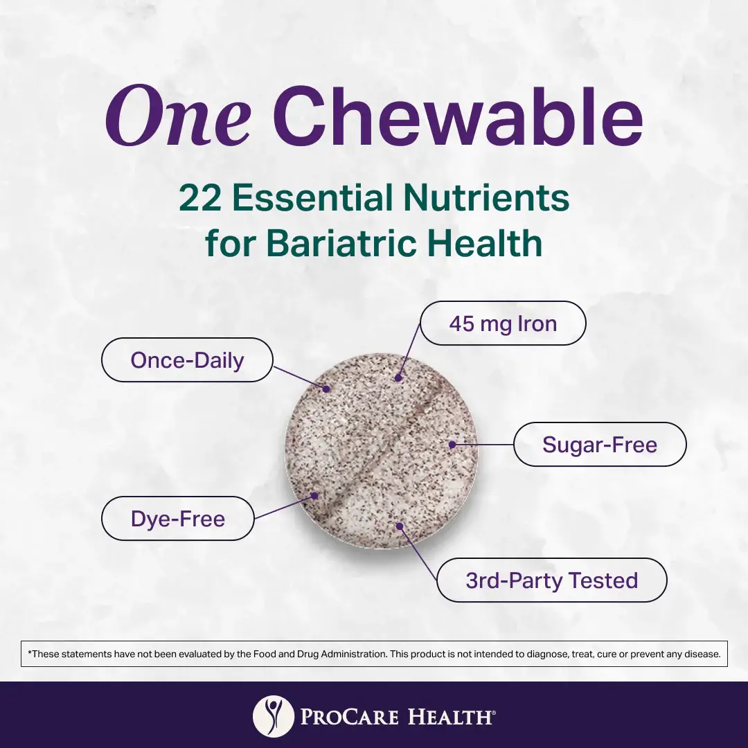 Core-45 Bariatric Multivitamin | Once-Daily Chewable | Fruit Punch - Image 3