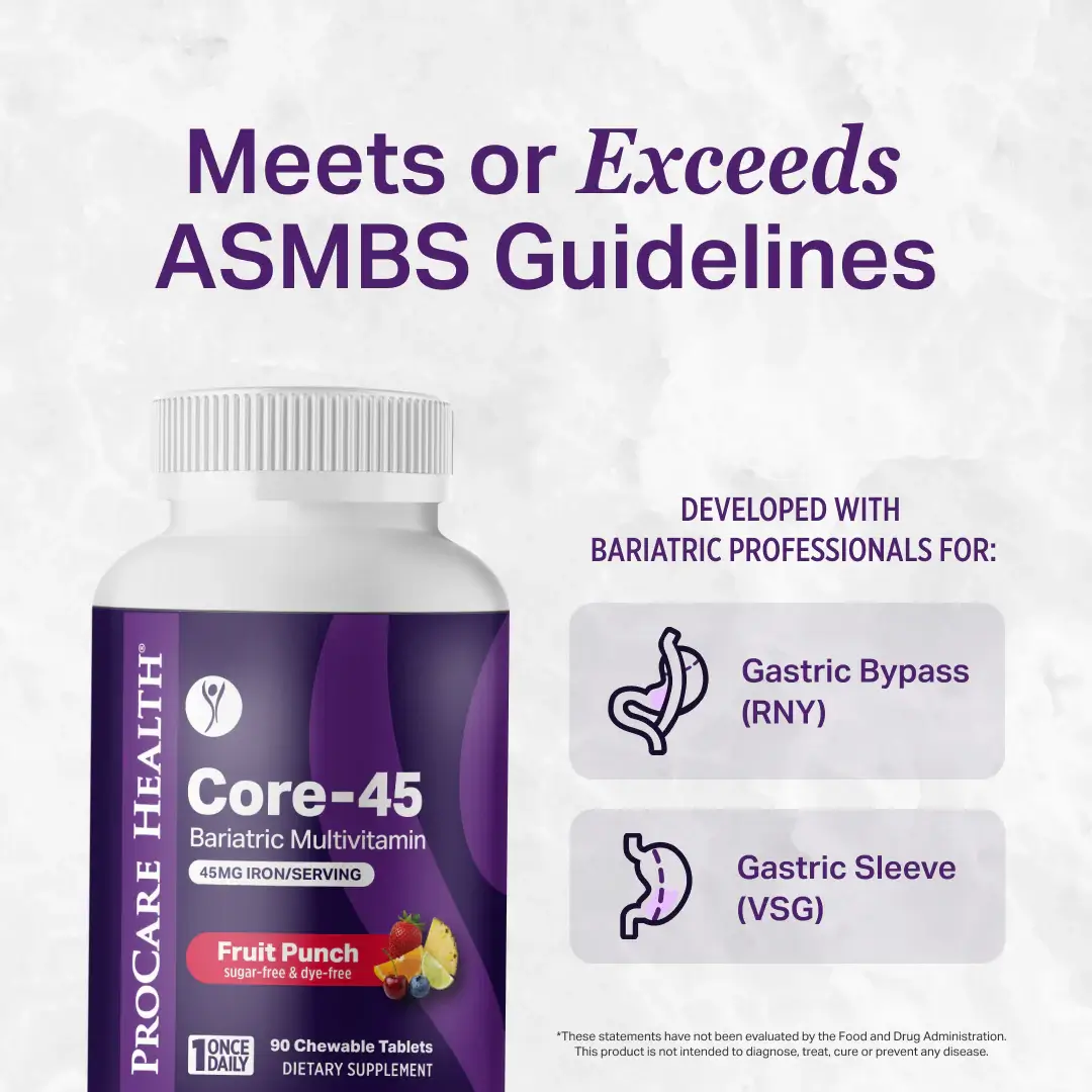 Core-45 Bariatric Multivitamin | Once-Daily Chewable | Fruit Punch - Image 5