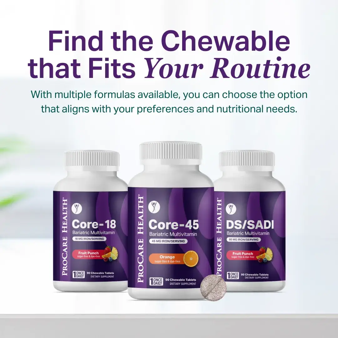 Core-45 Bariatric Multivitamin | Once-Daily Chewable | Fruit Punch - Image 6